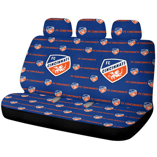 FC Cincinnati Car Back Seat Covers Sporty Team Collection - Gearcarcover - 1
