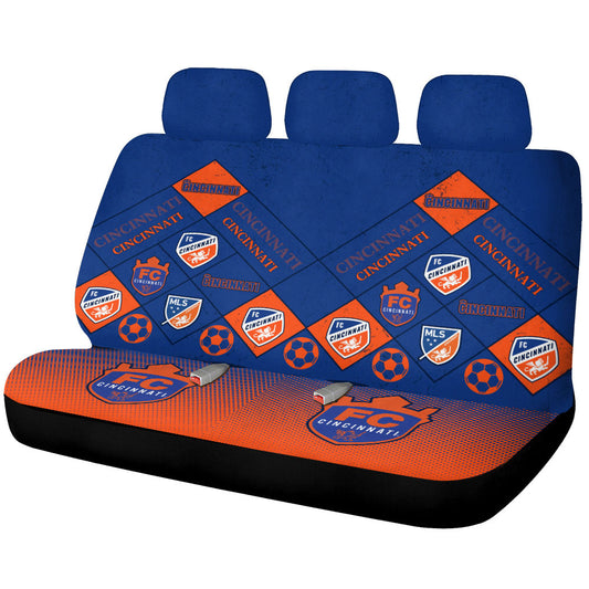 FC Cincinnati Car Back Seat Covers Sporty Team Collection - Gearcarcover - 1