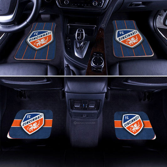 FC Cincinnati Car Floor Mats Custom Car Accessories For Fans - Gearcarcover - 2