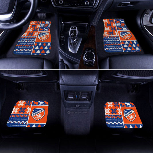 FC Cincinnati Car Floor Mats Custom Ugly Style Car Accessories - Gearcarcover - 2