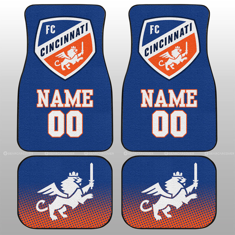 FC Cincinnati Car Floor Mats Sporty Team Collection - Gearcarcover - 1