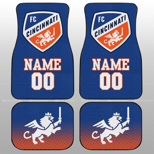 FC Cincinnati Car Floor Mats Sporty Team Collection - Gearcarcover - 1