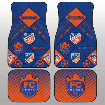 FC Cincinnati Car Floor Mats Sporty Team Collection - Gearcarcover - 1