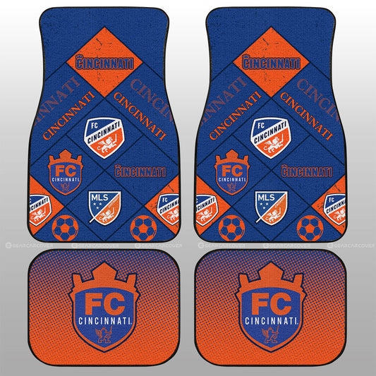 FC Cincinnati Car Floor Mats Sporty Team Collection - Gearcarcover - 1