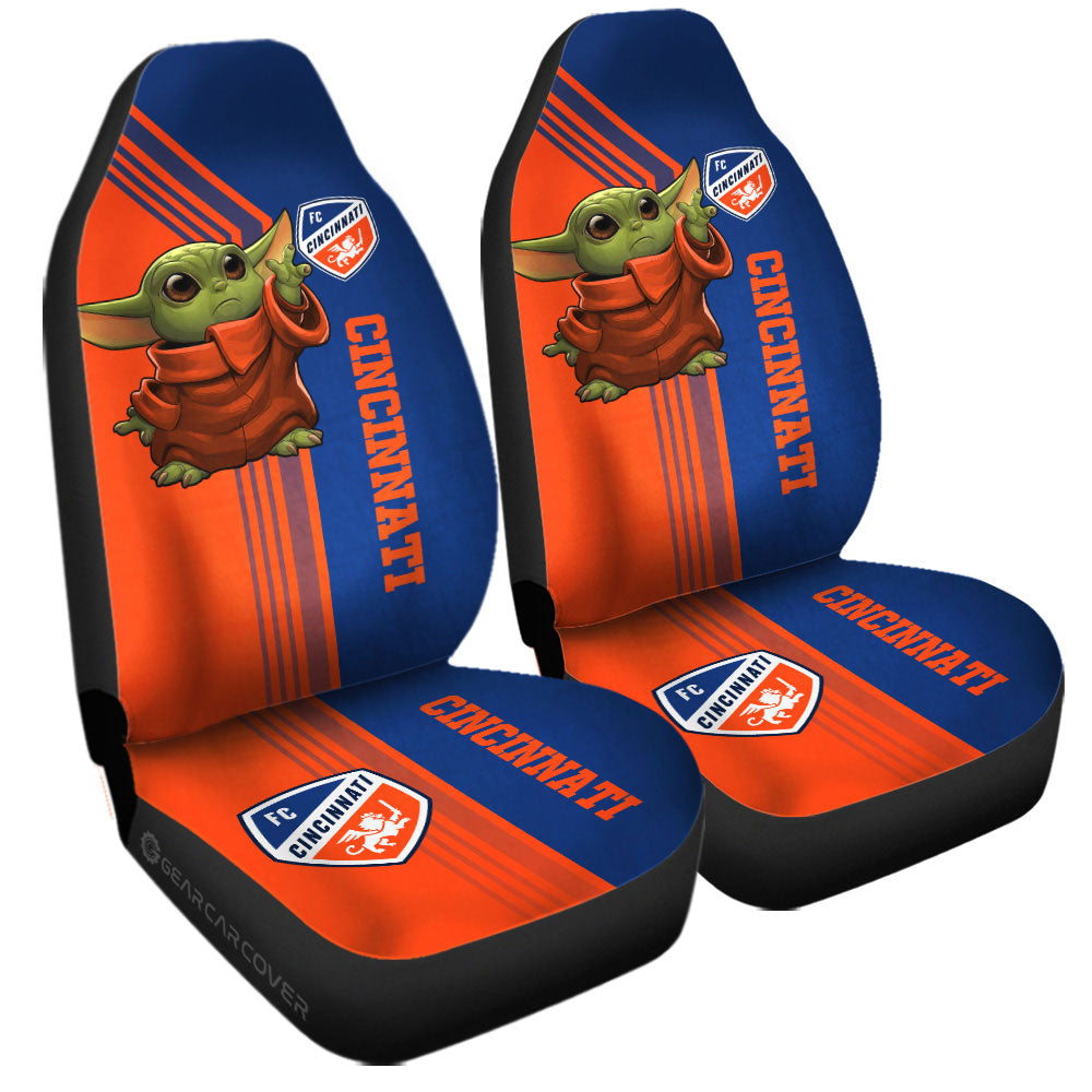 FC Cincinnati Car Seat Covers Baby Yoda Car Accessories - Gearcarcover - 3