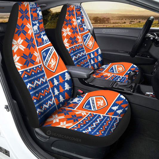 FC Cincinnati Car Seat Covers Custom Ugly Style Car Accessories - Gearcarcover - 2