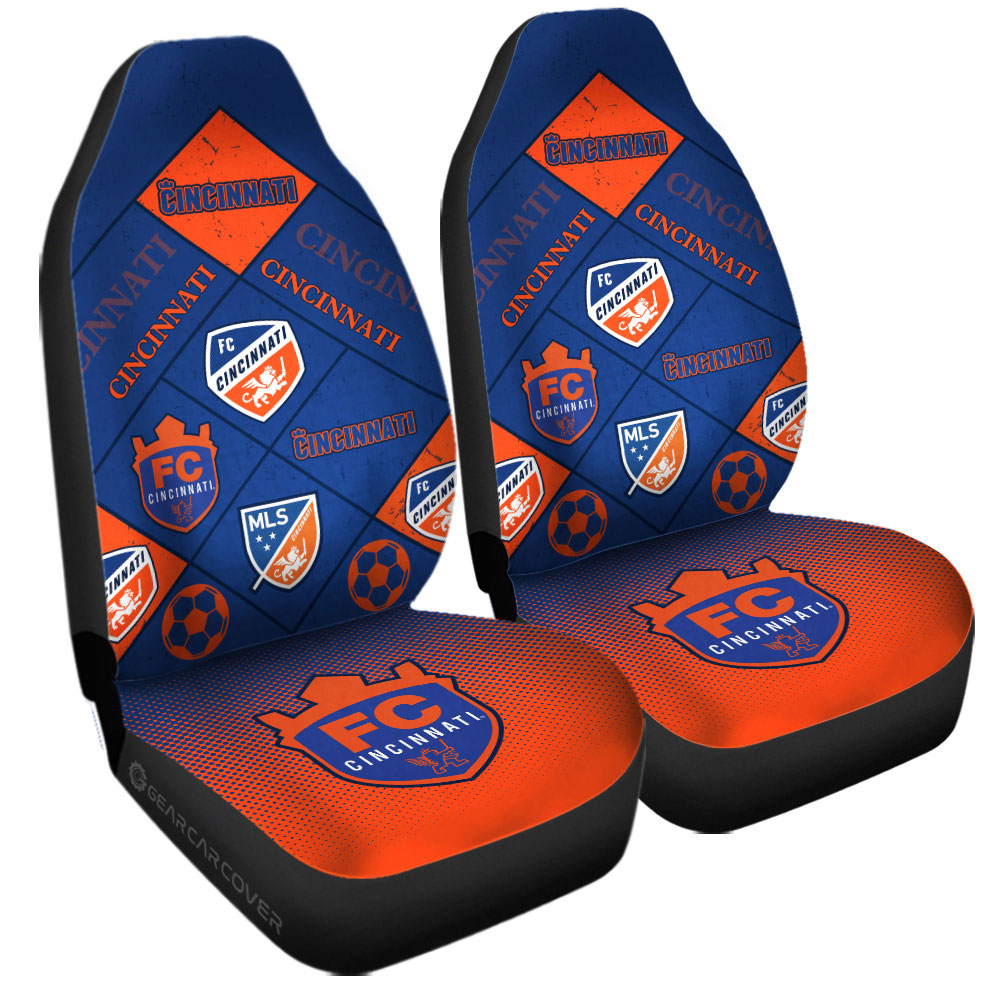 FC Cincinnati Car Seat Covers Sporty Team Collection - Gearcarcover - 3