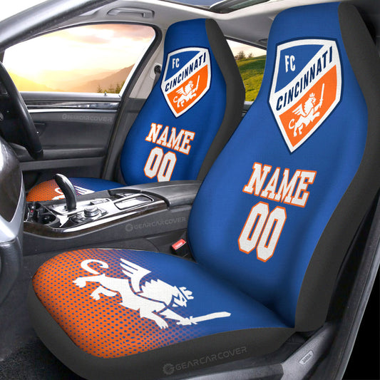 FC Cincinnati Car Seat Covers Sporty Team Collection - Gearcarcover - 1