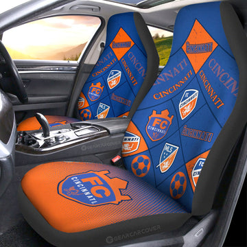 FC Cincinnati Car Seat Covers Sporty Team Collection - Gearcarcover - 1