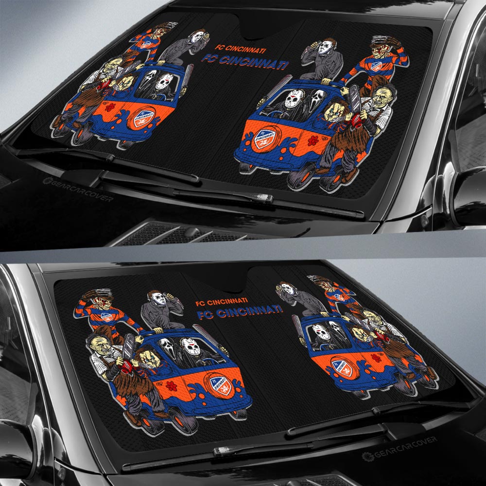 FC Cincinnati Car Sunshade Custom Car Accessories - Gearcarcover - 2