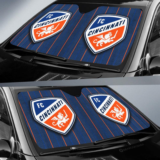 FC Cincinnati Car Sunshade Custom Car Interior Accessories - Gearcarcover - 2