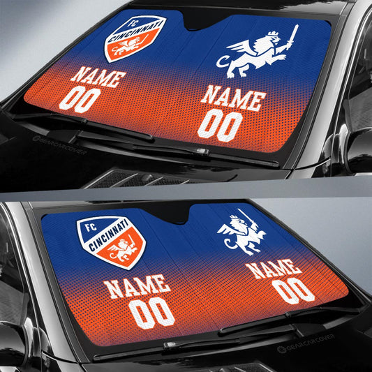FC Cincinnati Car Sunshade Sporty Team Collection - Gearcarcover - 2