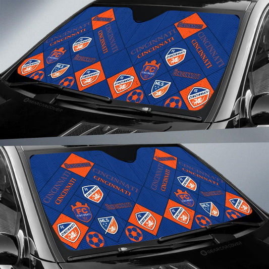 FC Cincinnati Car Sunshade Sporty Team Collection - Gearcarcover - 2