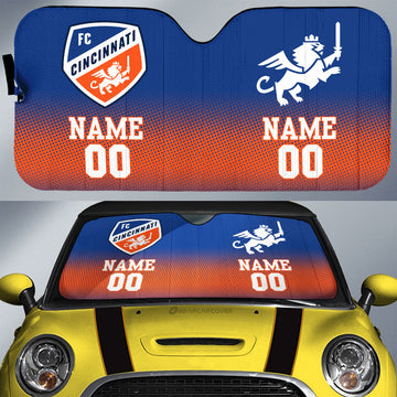 FC Cincinnati Car Sunshade Sporty Team Collection - Gearcarcover - 1