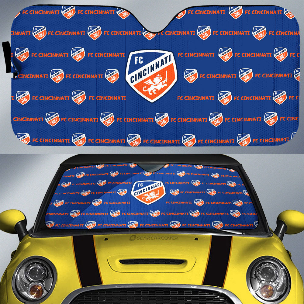 FC Cincinnati Car Sunshade Sporty Team Collection - Gearcarcover - 1