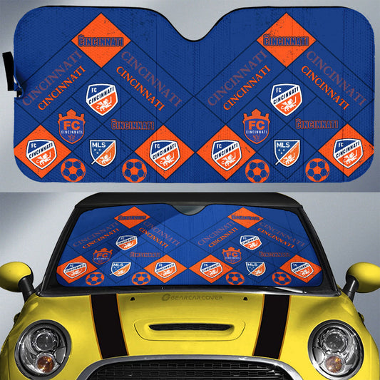 FC Cincinnati Car Sunshade Sporty Team Collection - Gearcarcover - 1