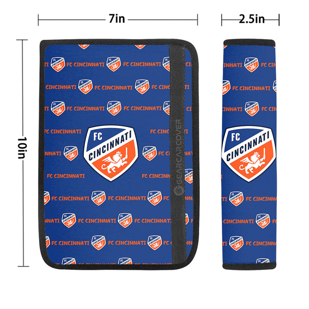 FC Cincinnati Seat Belt Covers Sporty Team Collection - Gearcarcover - 1