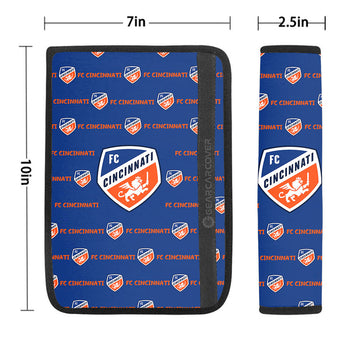 FC Cincinnati Seat Belt Covers Sporty Team Collection - Gearcarcover - 1