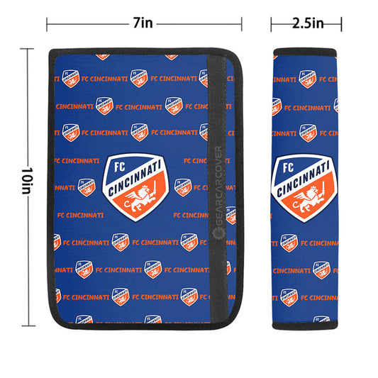 FC Cincinnati Seat Belt Covers Sporty Team Collection - Gearcarcover - 1