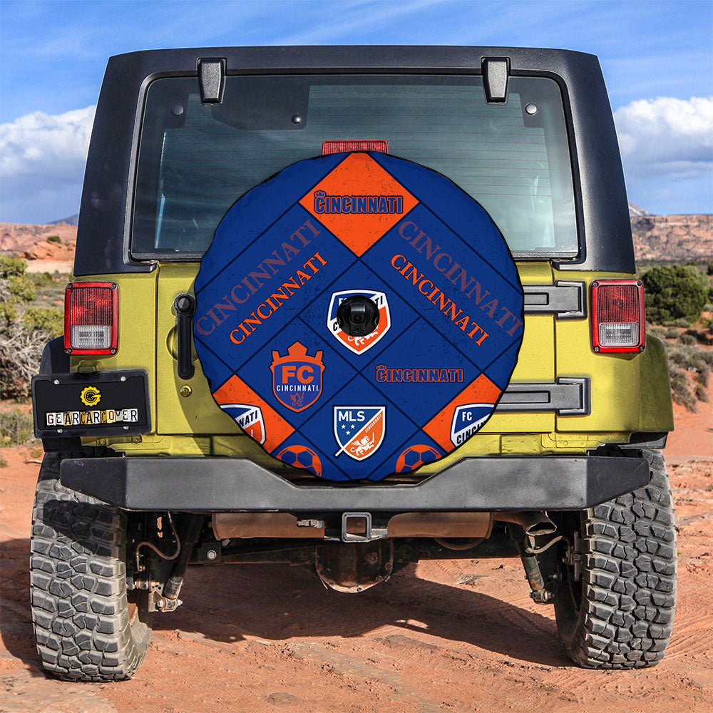 FC Cincinnati Spare Tire Covers Camera Hole Sporty Team Collection - Gearcarcover - 3