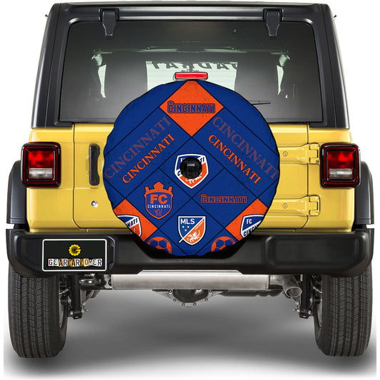 FC Cincinnati Spare Tire Covers Camera Hole Sporty Team Collection - Gearcarcover - 1