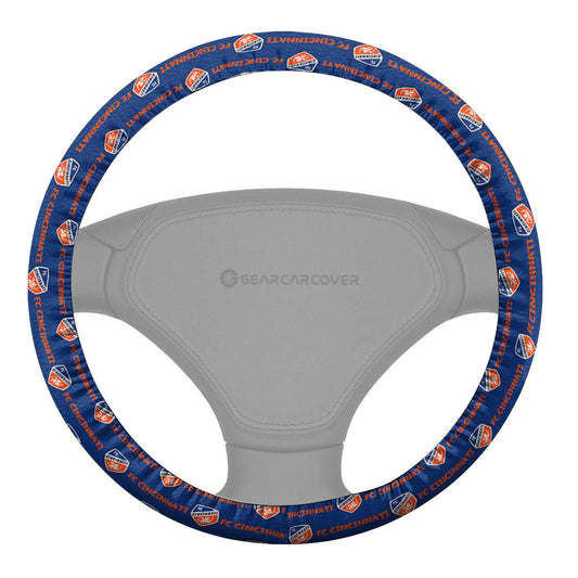 FC Cincinnati Steering Wheel Cover Sporty Team Collection - Gearcarcover - 2