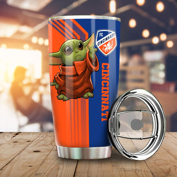 FC Cincinnati Tumbler Cup Custom Car Accessories - Gearcarcover - 1