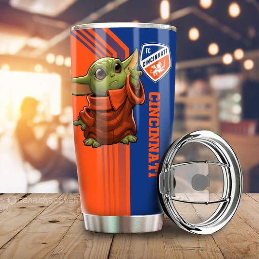 FC Cincinnati Tumbler Cup Custom Car Accessories - Gearcarcover - 1