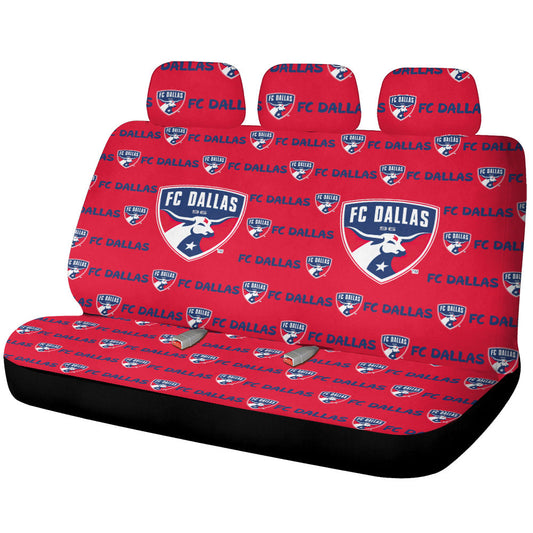 FC Dallas Car Back Seat Covers Sporty Team Collection - Gearcarcover - 1