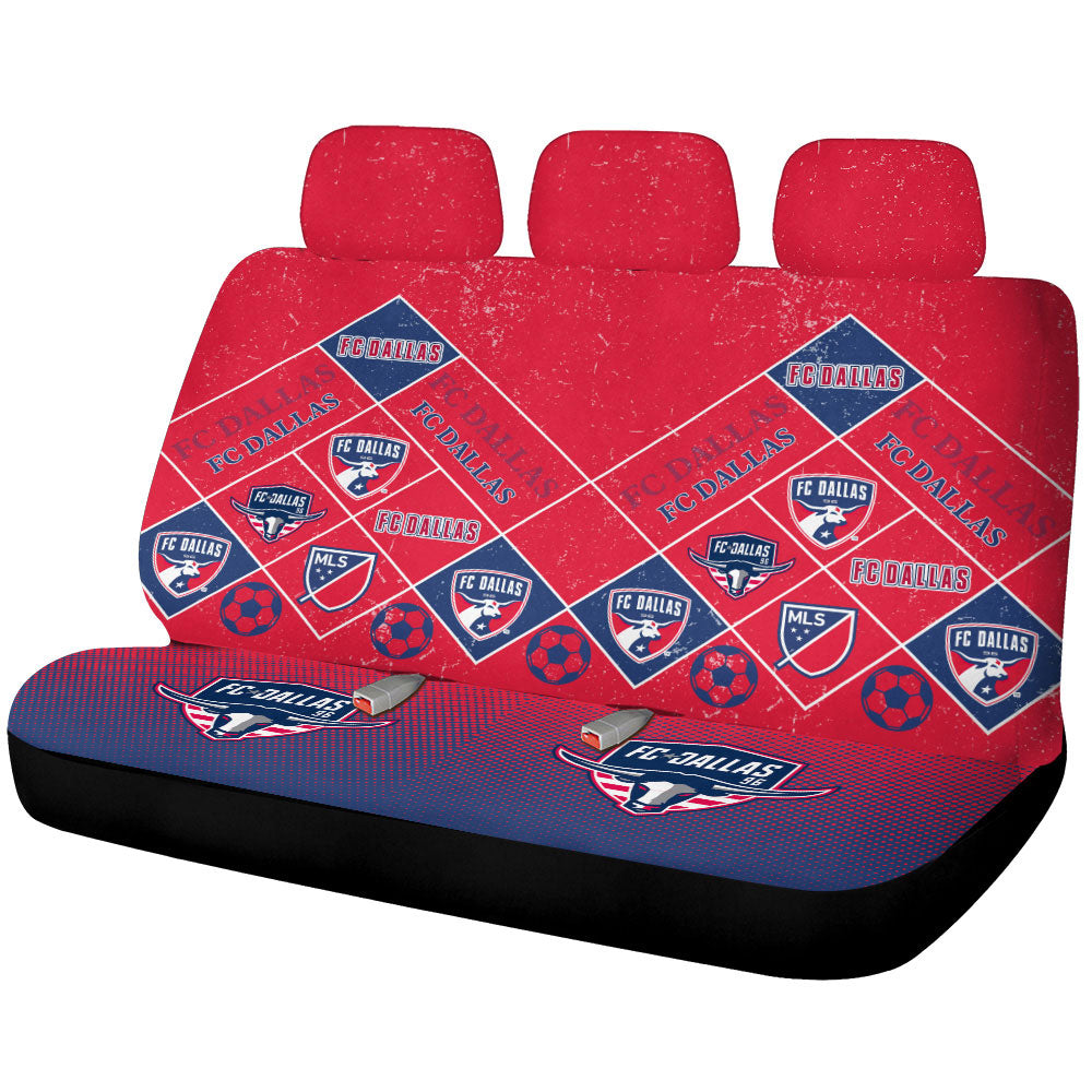 FC Dallas Car Back Seat Covers Sporty Team Collection - Gearcarcover - 1