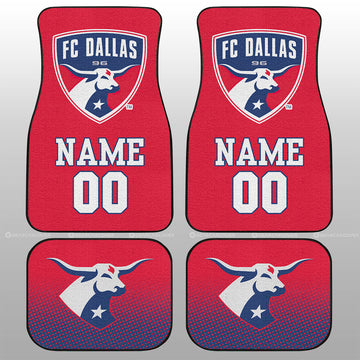 FC Dallas Car Floor Mats Sporty Team Collection - Gearcarcover - 1