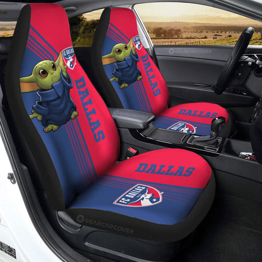 FC Dallas Car Seat Covers Baby Yoda Car Accessories - Gearcarcover - 2