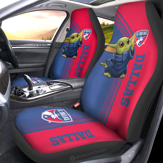 FC Dallas Car Seat Covers Baby Yoda Car Accessories - Gearcarcover - 1