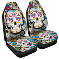 FC Dallas Car Seat Covers Custom Sugar Skull Car Accessories - Gearcarcover - 3