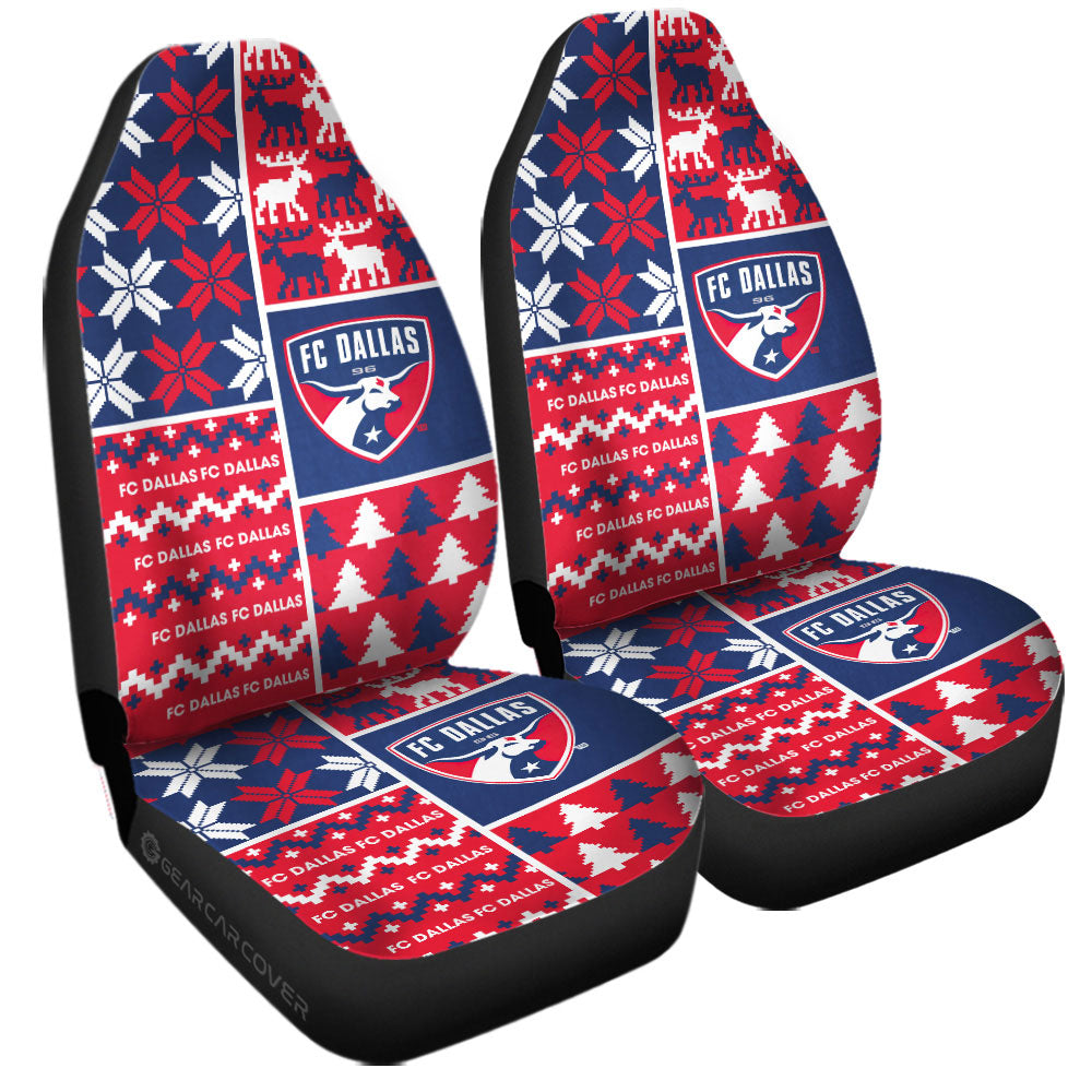 FC Dallas Car Seat Covers Custom Ugly Style Car Accessories - Gearcarcover - 3