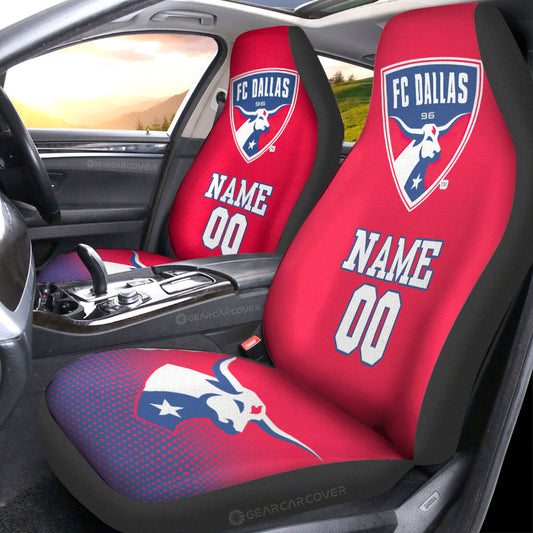FC Dallas Car Seat Covers Sporty Team Collection - Gearcarcover - 1