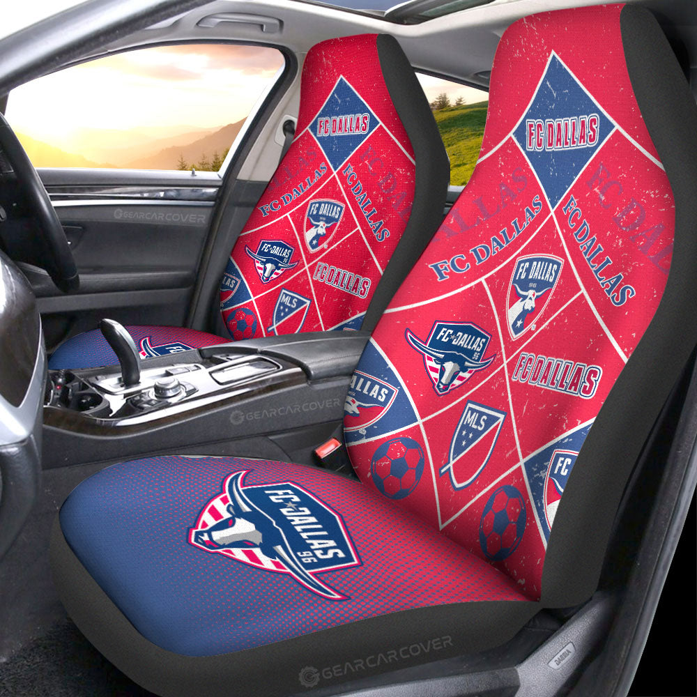 FC Dallas Car Seat Covers Sporty Team Collection - Gearcarcover - 1