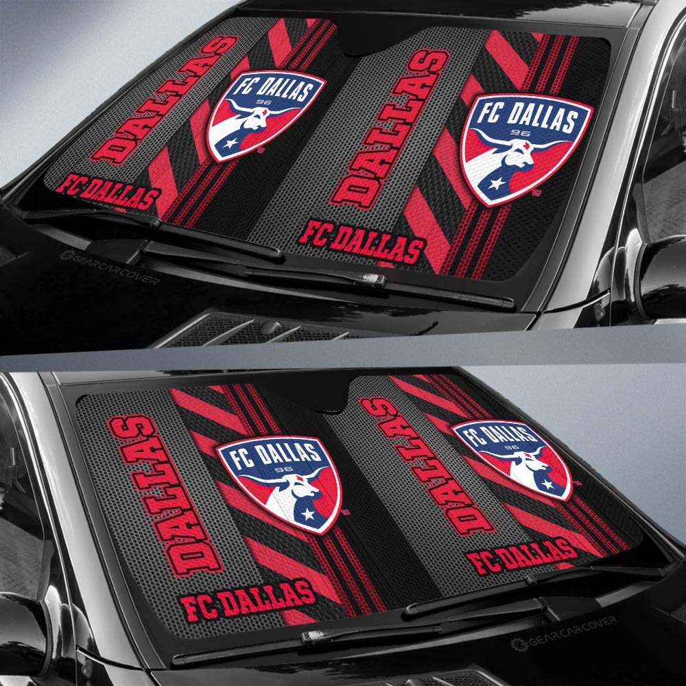 FC Dallas Car Sunshade Custom Car Accessories - Gearcarcover - 2