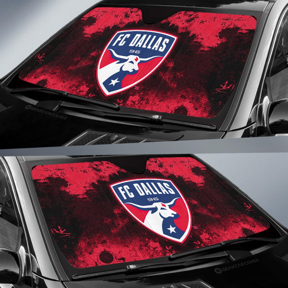 FC Dallas Car Sunshade Custom Car Accessories - Gearcarcover - 2