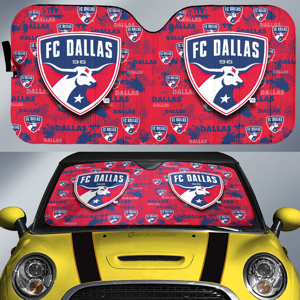 FC Dallas Car Sunshade Custom Car Accessories - Gearcarcover - 1