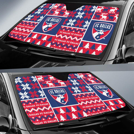 FC Dallas Car Sunshade Custom Ugly Style Car Accessories - Gearcarcover - 2