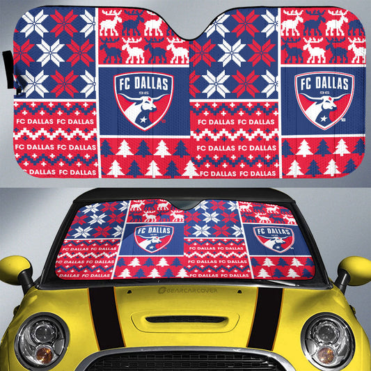 FC Dallas Car Sunshade Custom Ugly Style Car Accessories - Gearcarcover - 1