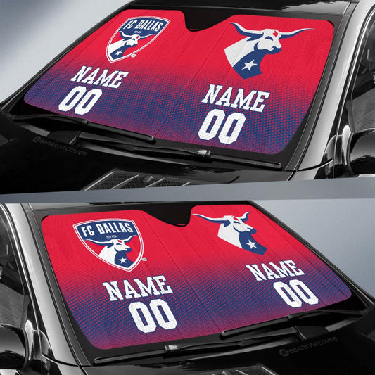 FC Dallas Car Sunshade Sporty Team Collection - Gearcarcover - 2