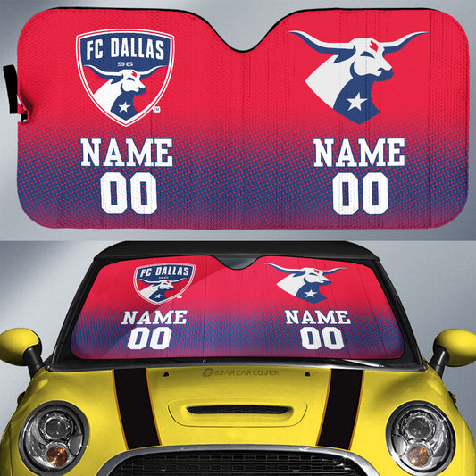 FC Dallas Car Sunshade Sporty Team Collection - Gearcarcover - 1