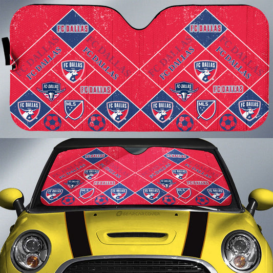 FC Dallas Car Sunshade Sporty Team Collection - Gearcarcover - 1