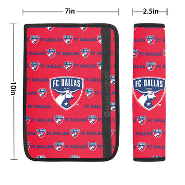 FC Dallas Seat Belt Covers Sporty Team Collection - Gearcarcover - 1