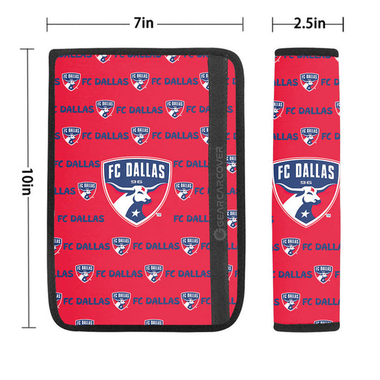 FC Dallas Seat Belt Covers Sporty Team Collection - Gearcarcover - 1