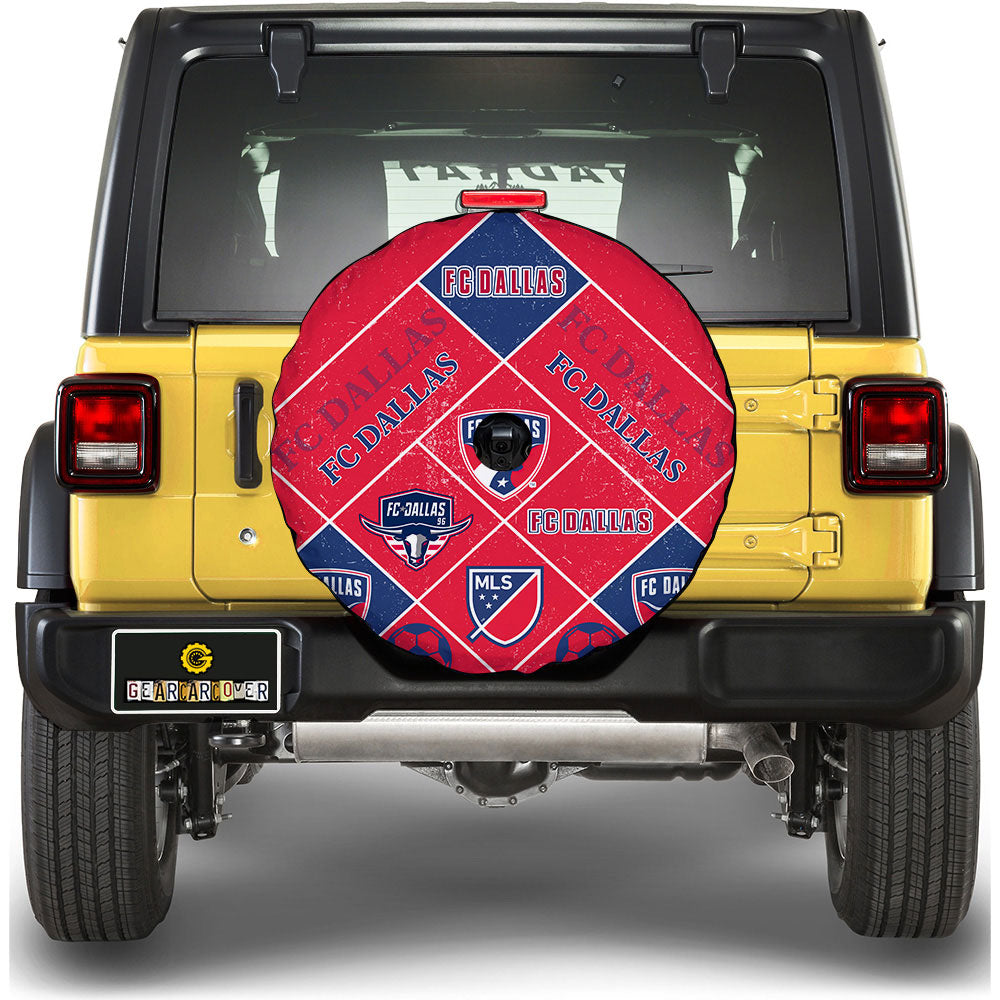 FC Dallas Spare Tire Covers Camera Hole Sporty Team Collection - Gearcarcover - 1