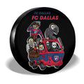 FC Dallas Spare Tire Covers Horror Characters Car Accessories - Gearcarcover - 3