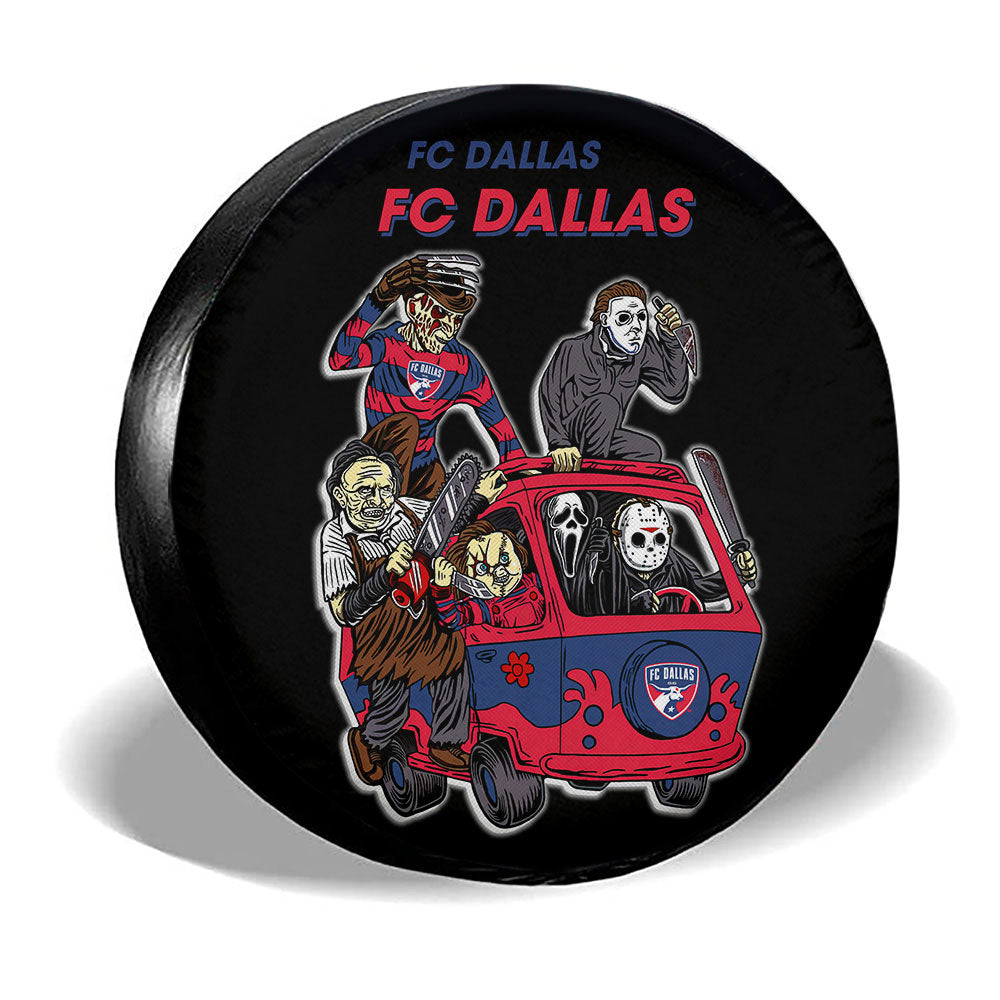 FC Dallas Spare Tire Covers Horror Characters Car Accessories - Gearcarcover - 3